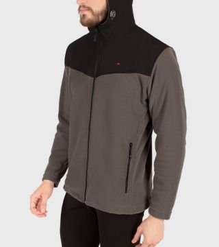 Campera polar de hombre Tibalt con capucha