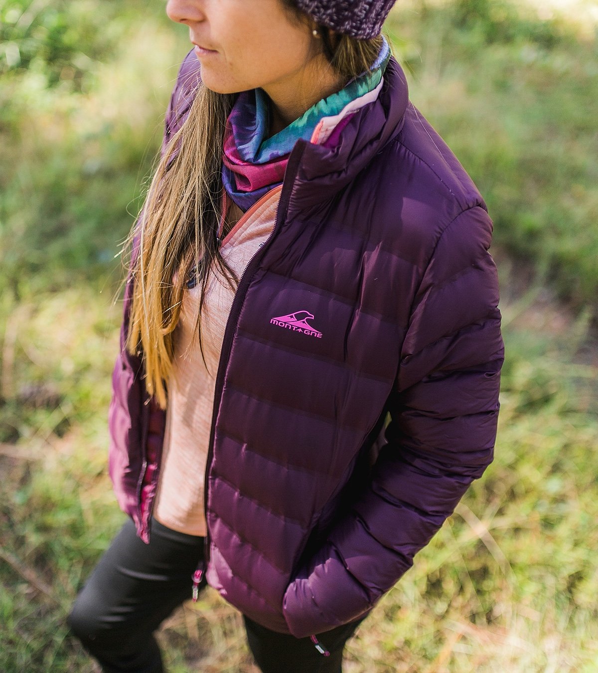 Campera de plumas de mujer Omega Pro