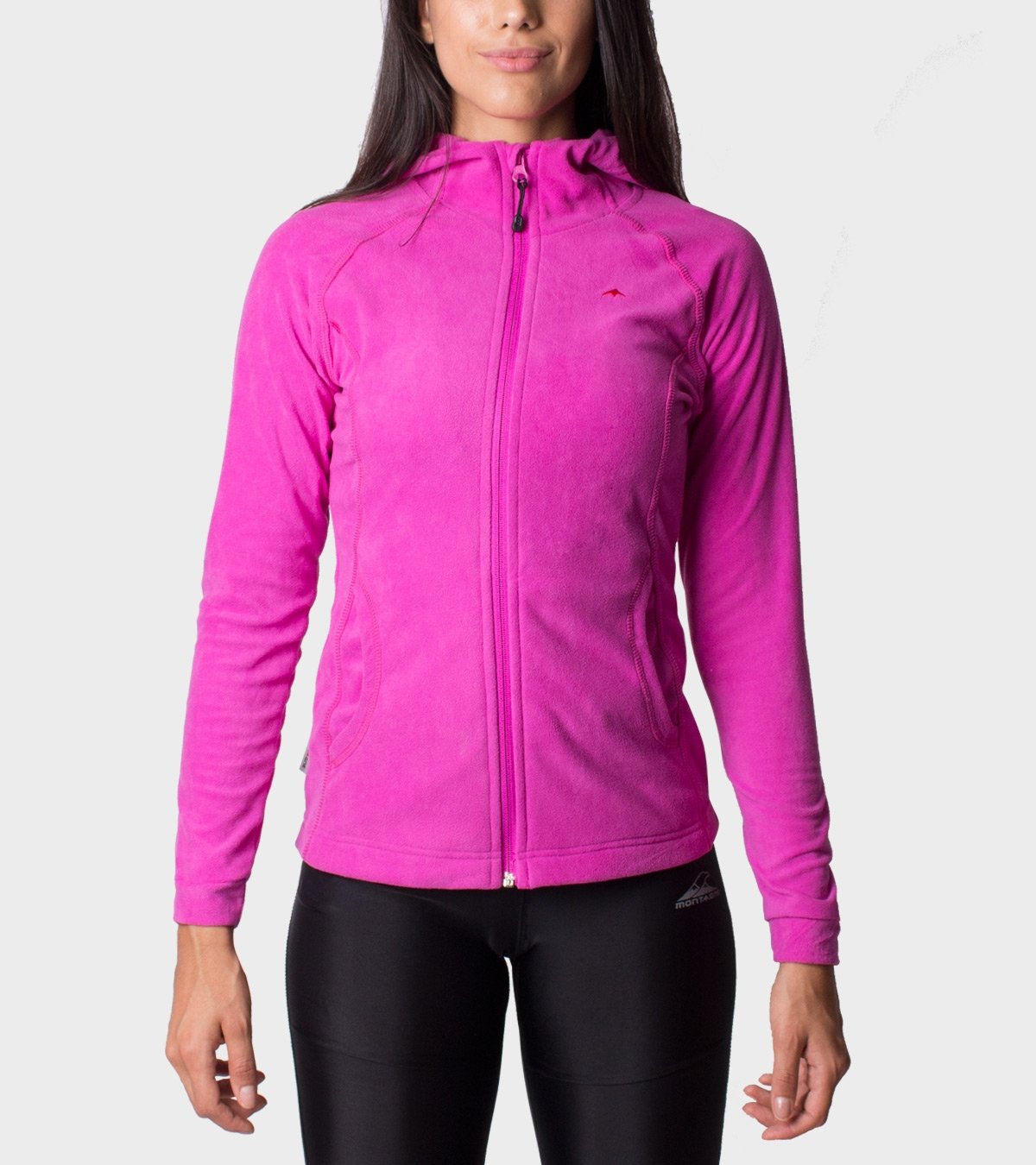 Campera de mujer de micropolar con capucha Aradia