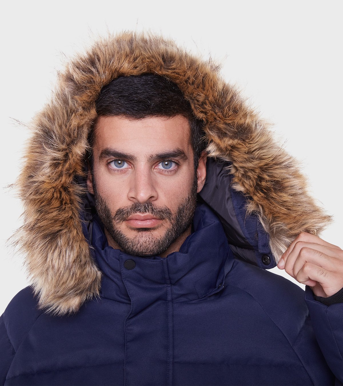 hombre parka