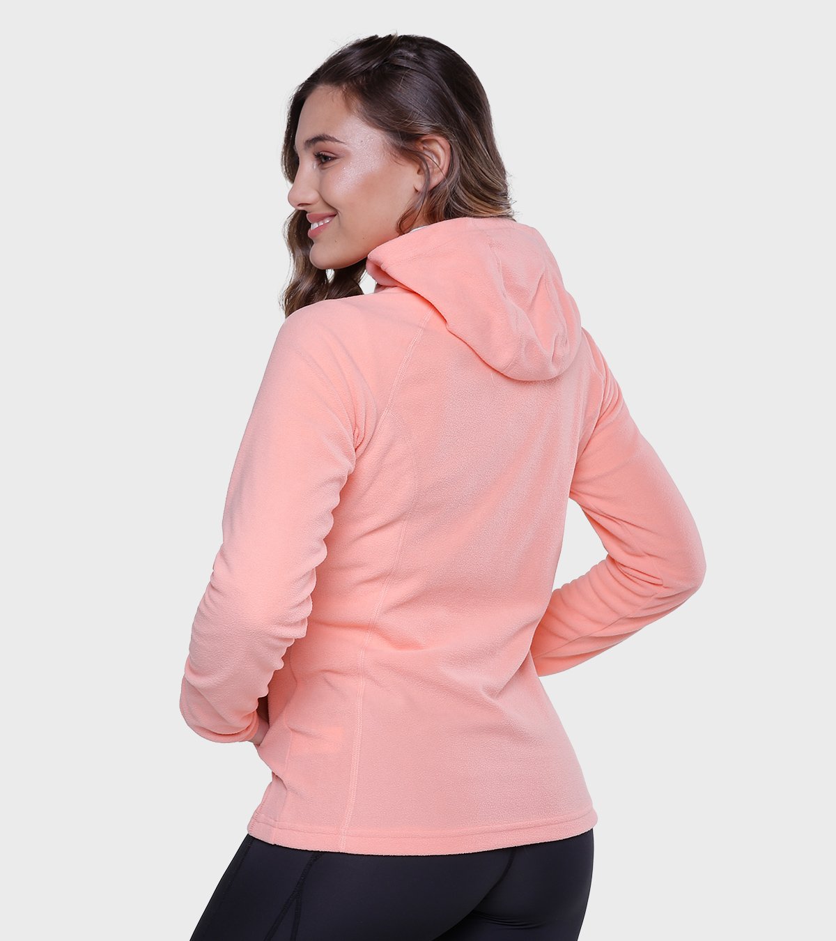 Campera de mujer de micropolar con capucha Aradia