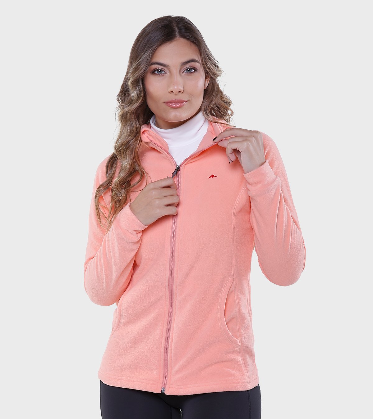 Campera de mujer de micropolar con capucha Aradia