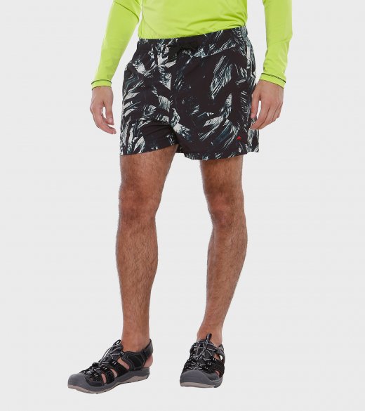 Bermudas De Baño Para Hombre - Estampado A Cuadros Azul, Tallas S A 4XL, Poliéster, Rápidas De Secar