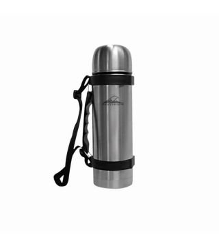 Termo de acero inoxidable bala con manija 1L New