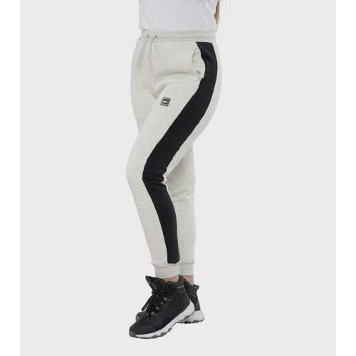 Pantalon Agnès B. Taille 2 (T2) - Couleur Noir/beige - Style Fluide - Occasion Très Bon état