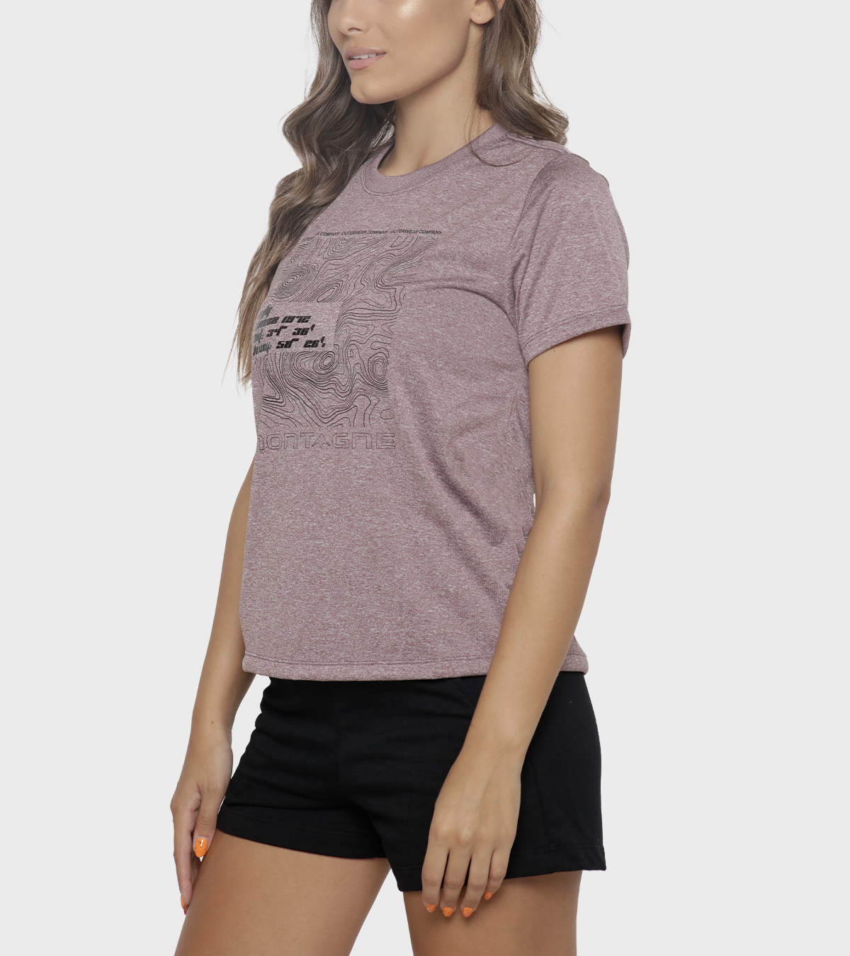 Remera de mujer Latitud M/C