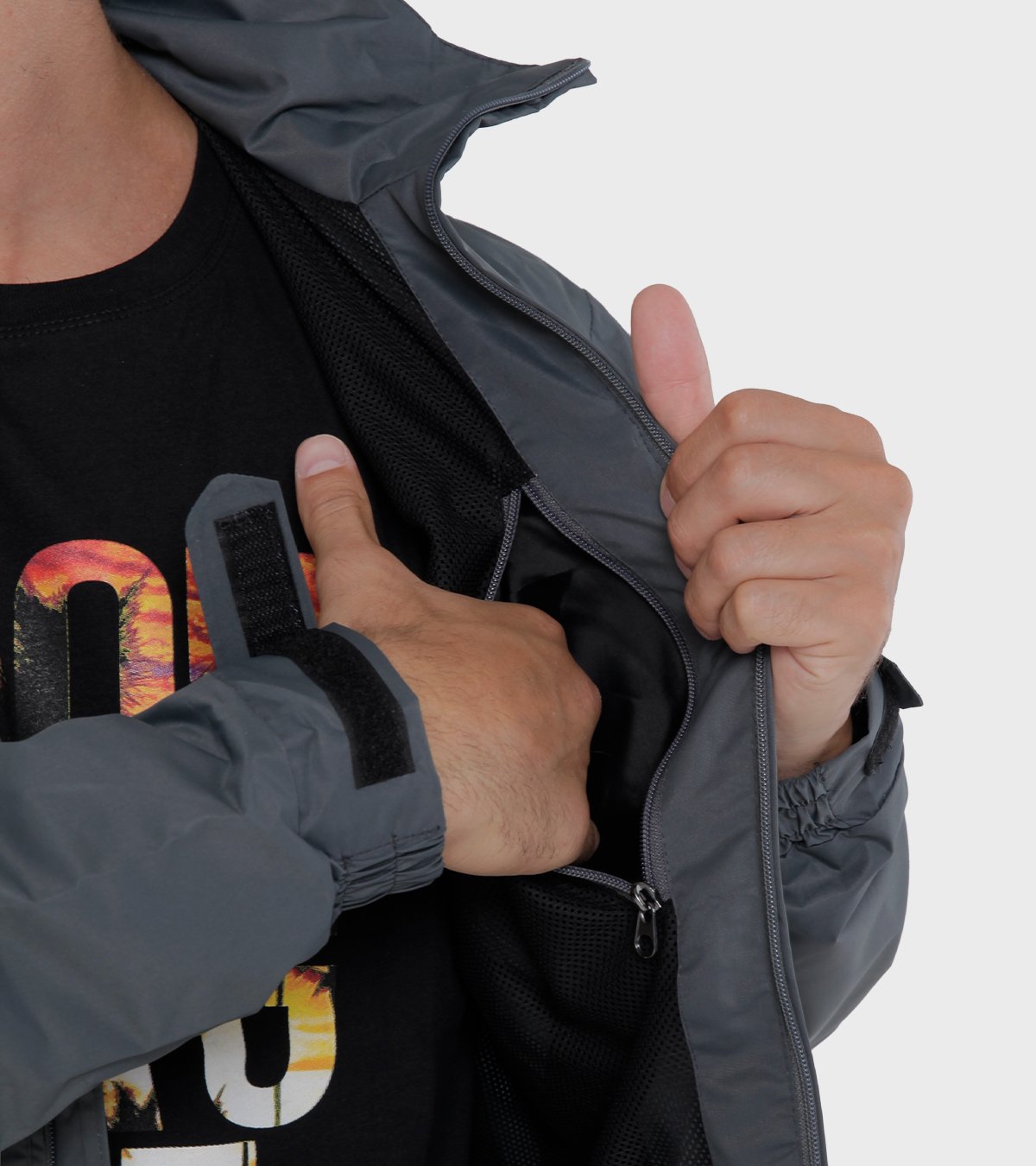 Rompeviento de hombre Nix con red