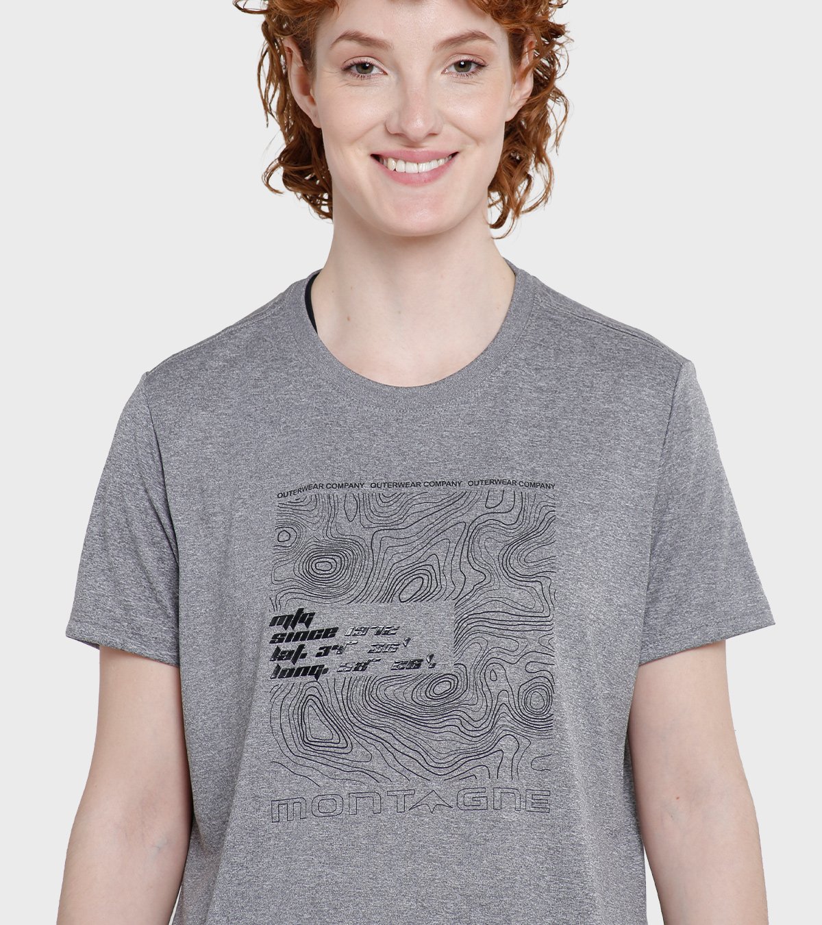 Remera de mujer Latitud M/C