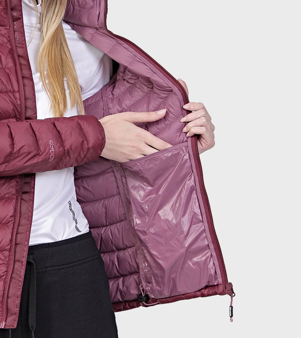 Campera de plumas de mujer Shelby