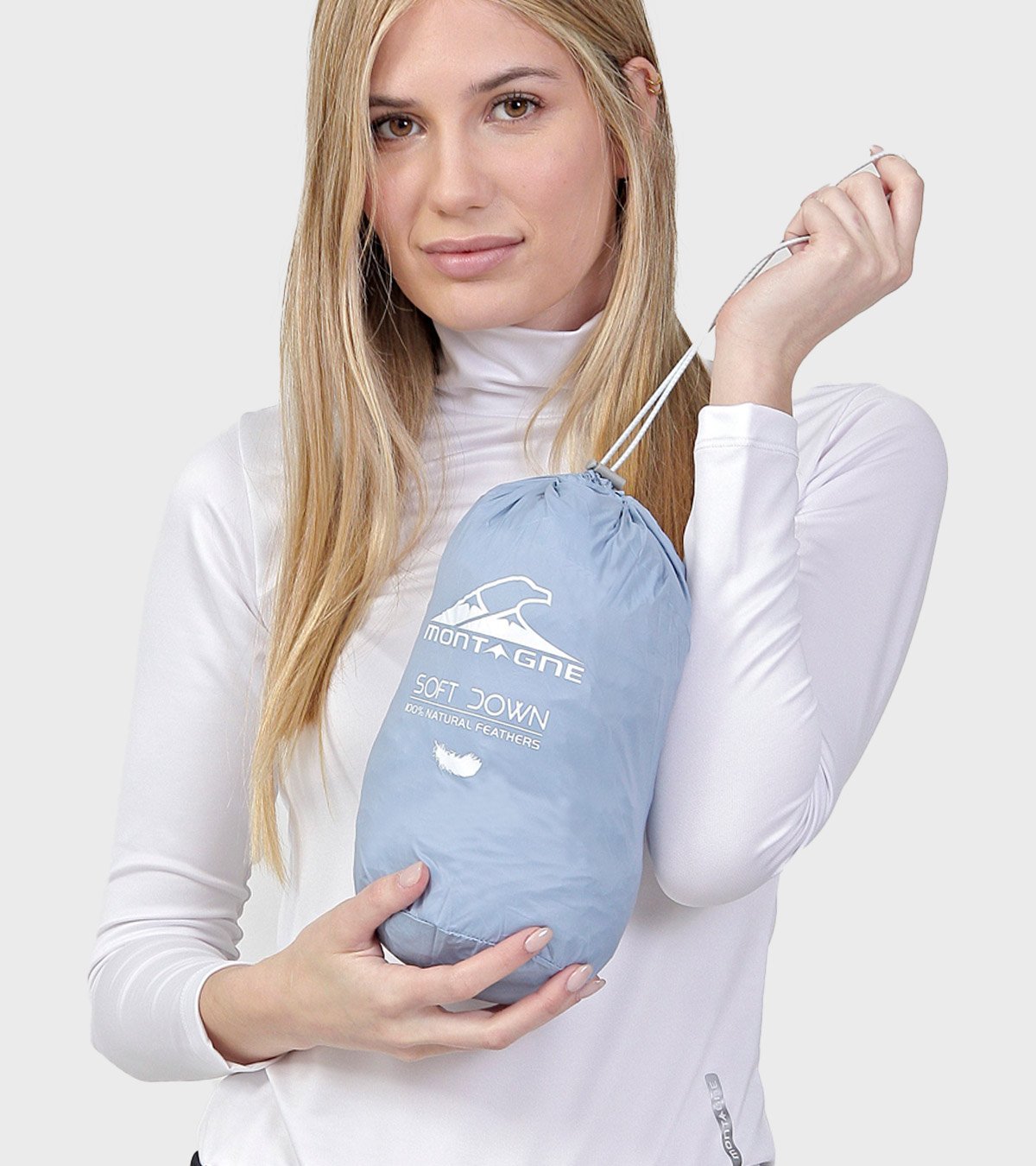 Campera de plumas de mujer Shelby con capucha