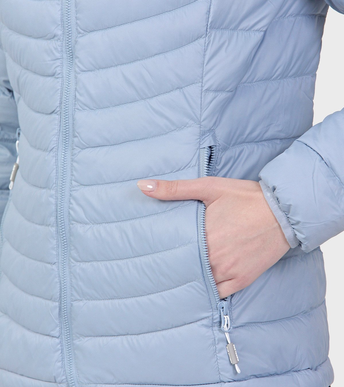 Campera de plumas de mujer Shelby con capucha