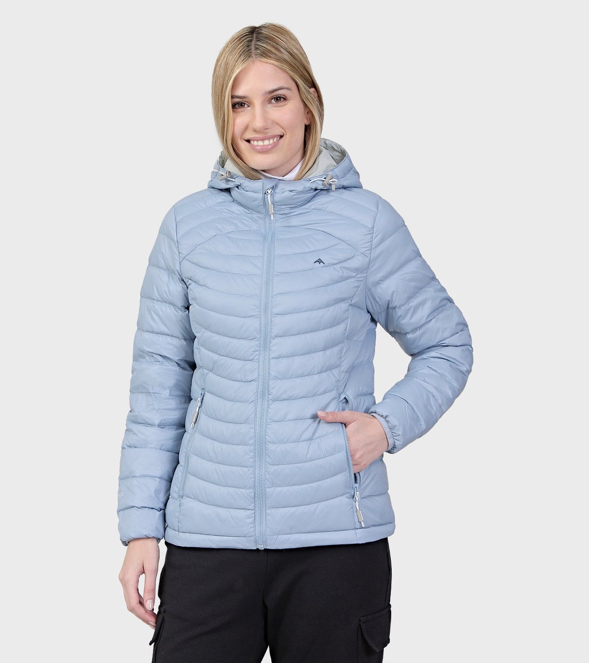 Campera de plumas de mujer Shelby con capucha