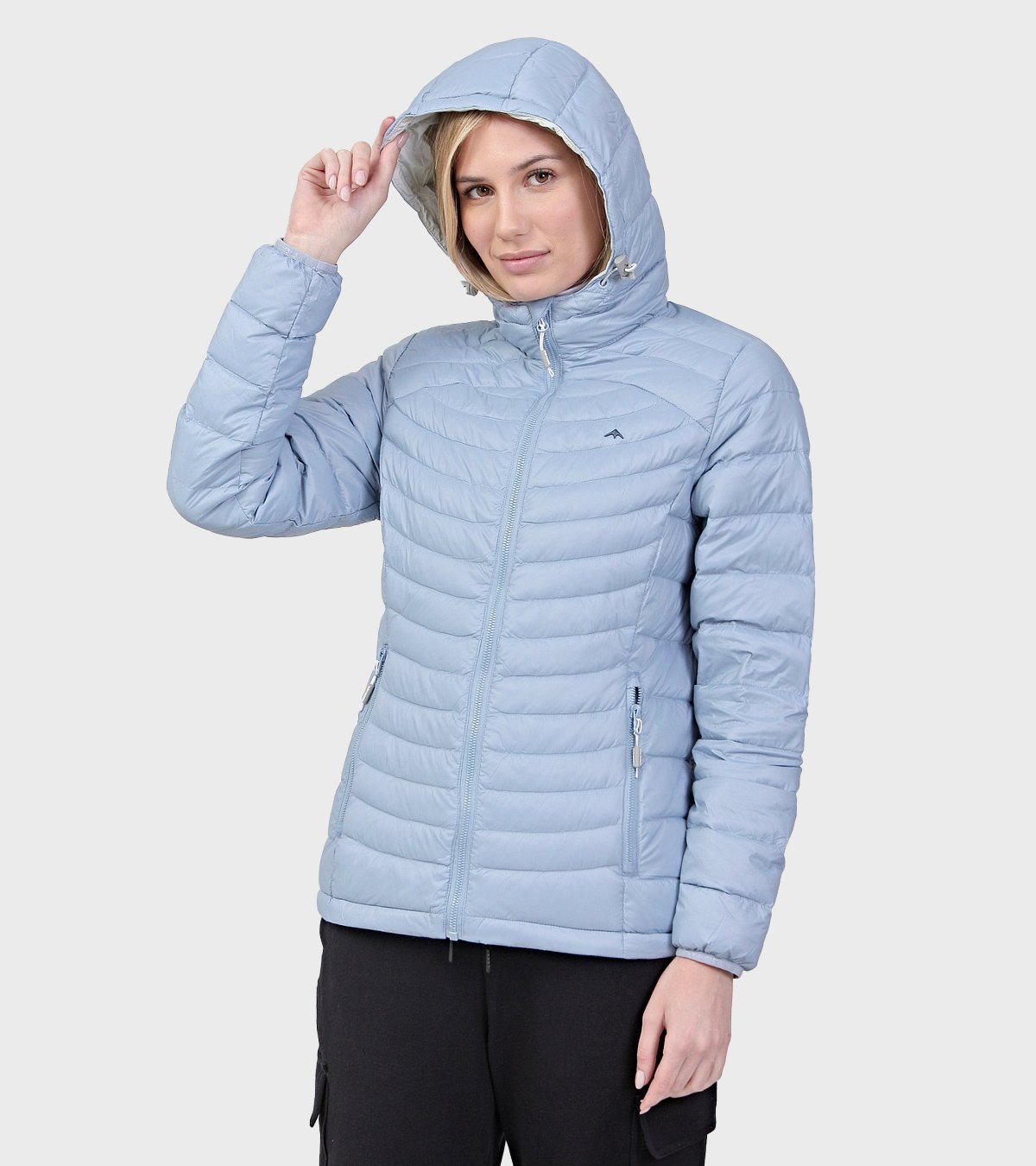 Campera de plumas de mujer Shelby con capucha