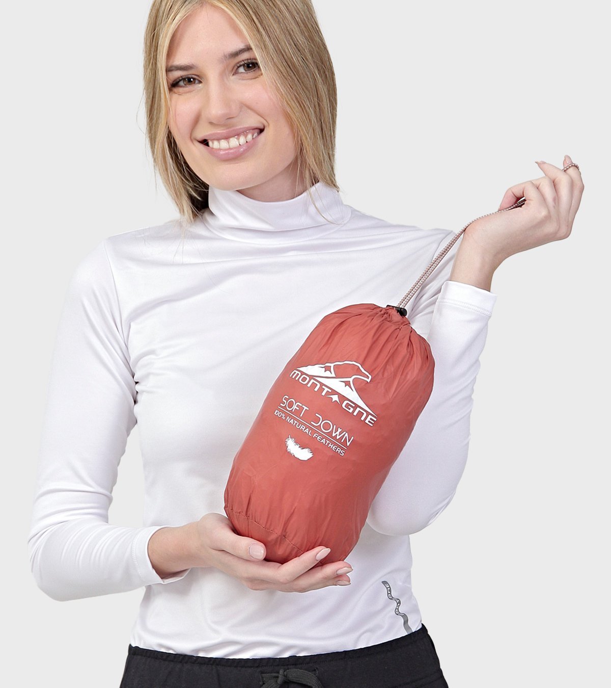 Campera de plumas de mujer Shelby con capucha