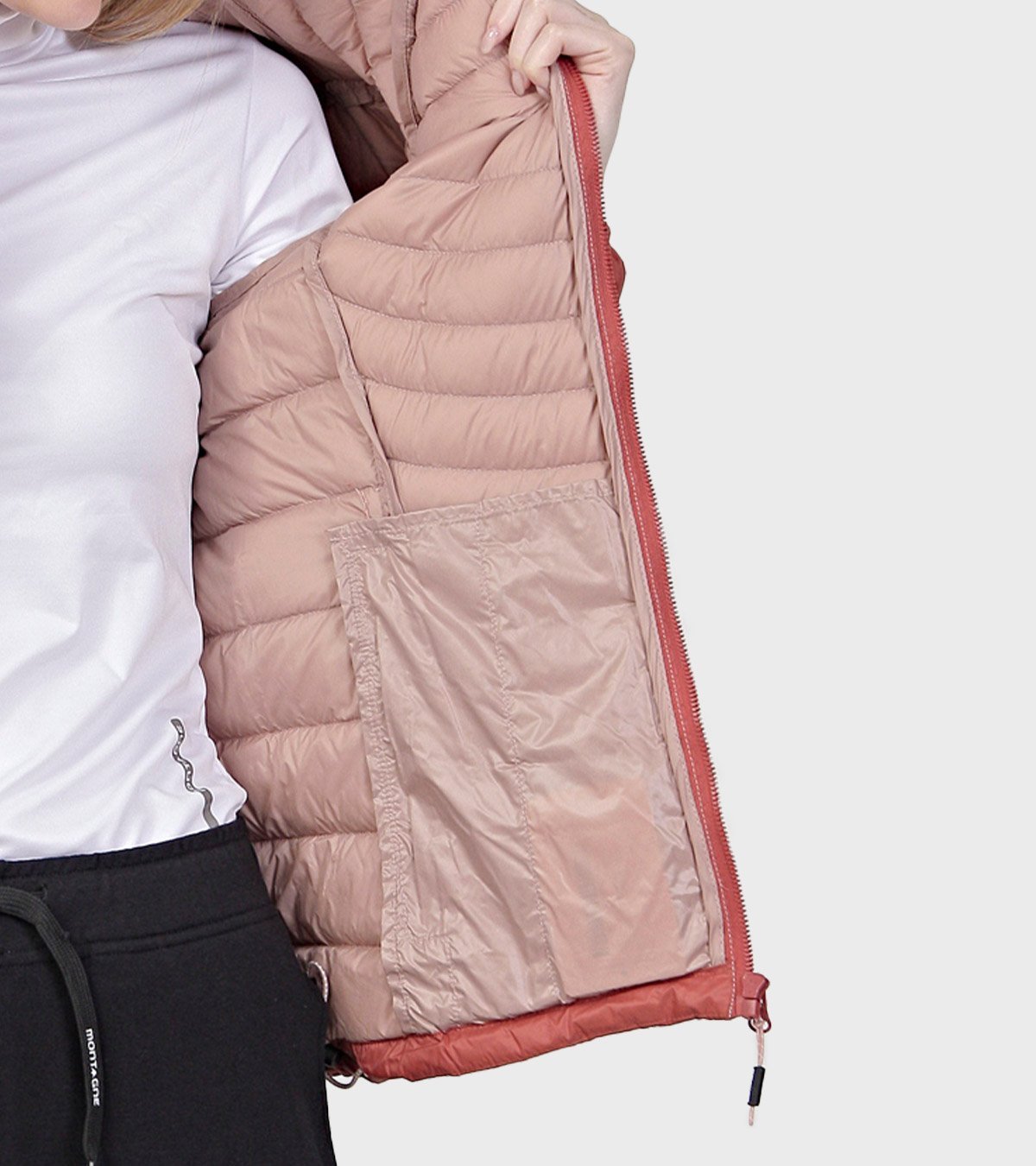 Campera de plumas de mujer Shelby con capucha