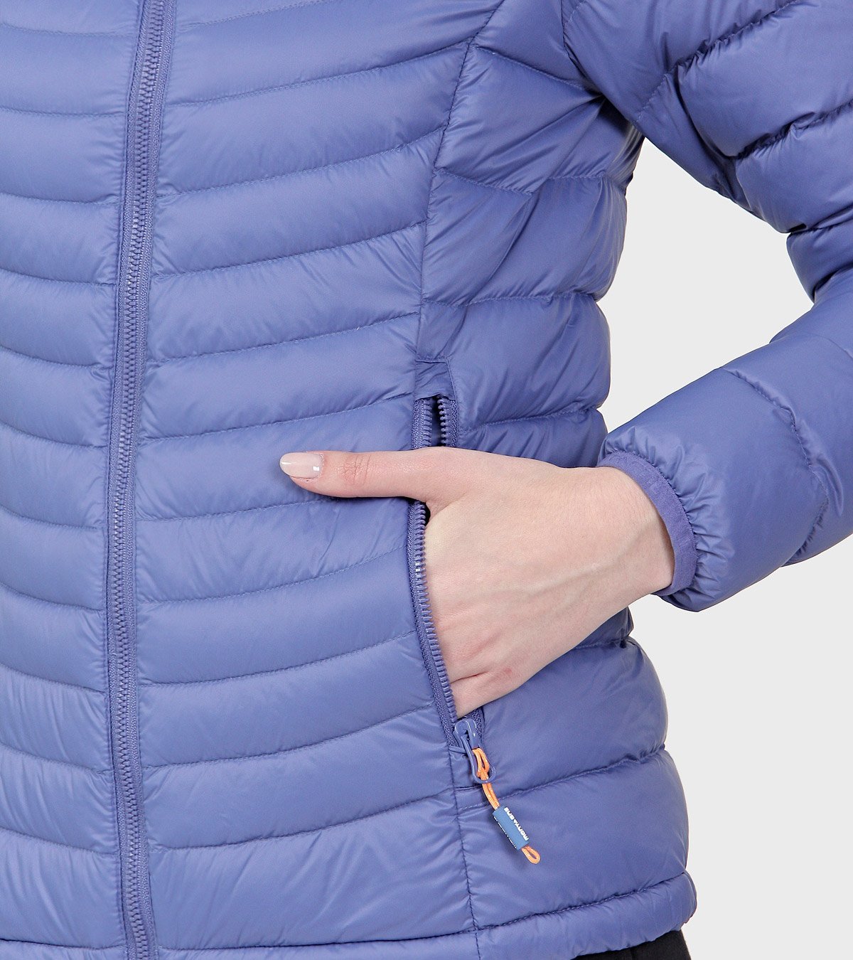 Campera de pluma de mujer Kenly con capucha
