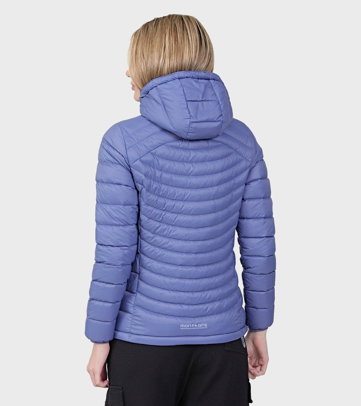 Campera de pluma de mujer Kenly con capucha