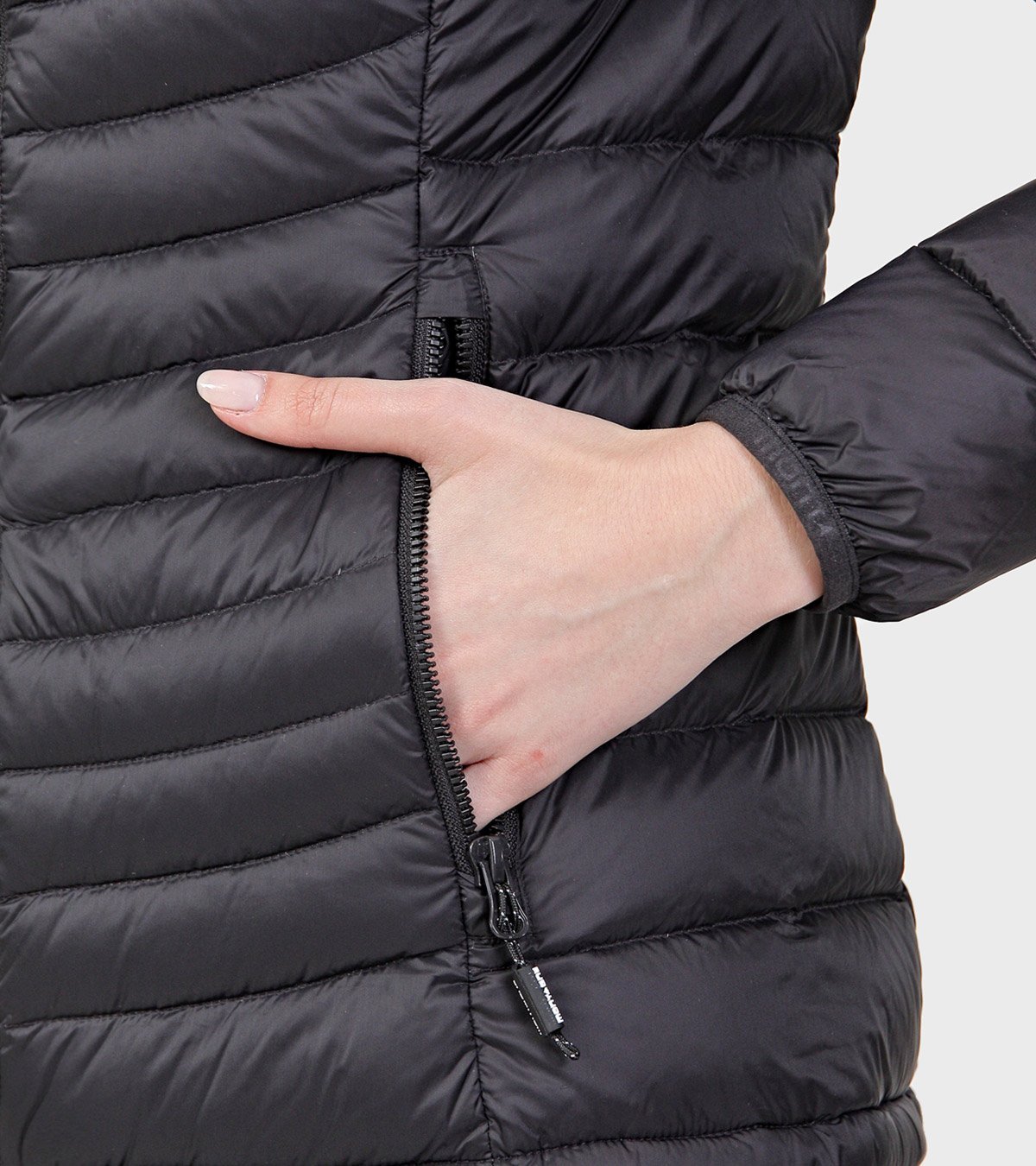 Campera de pluma de mujer Kenly con capucha