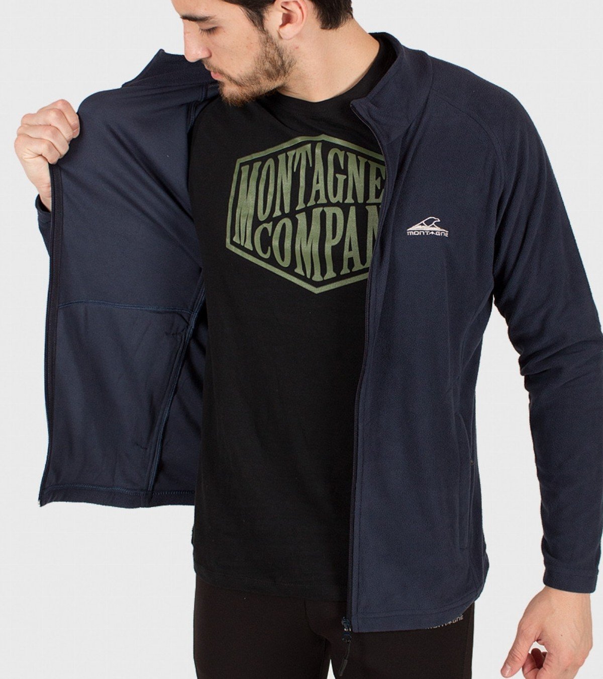 Campera de hombre de micro polar Conor