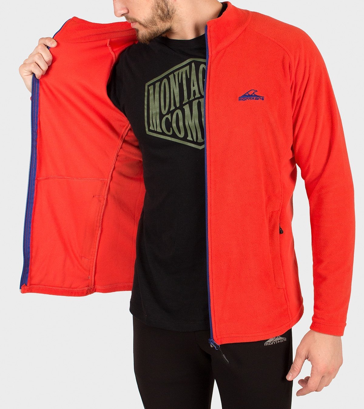 Campera de hombre de micro polar Conor