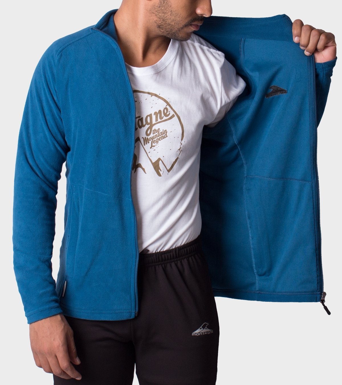 Campera de hombre de micro polar Conor