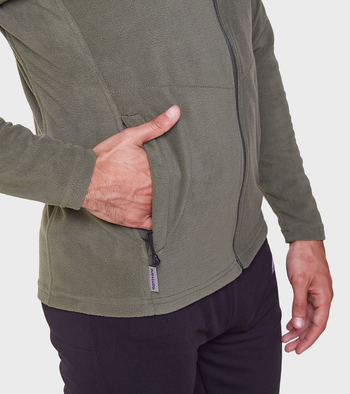 Campera de hombre de micro polar Conor