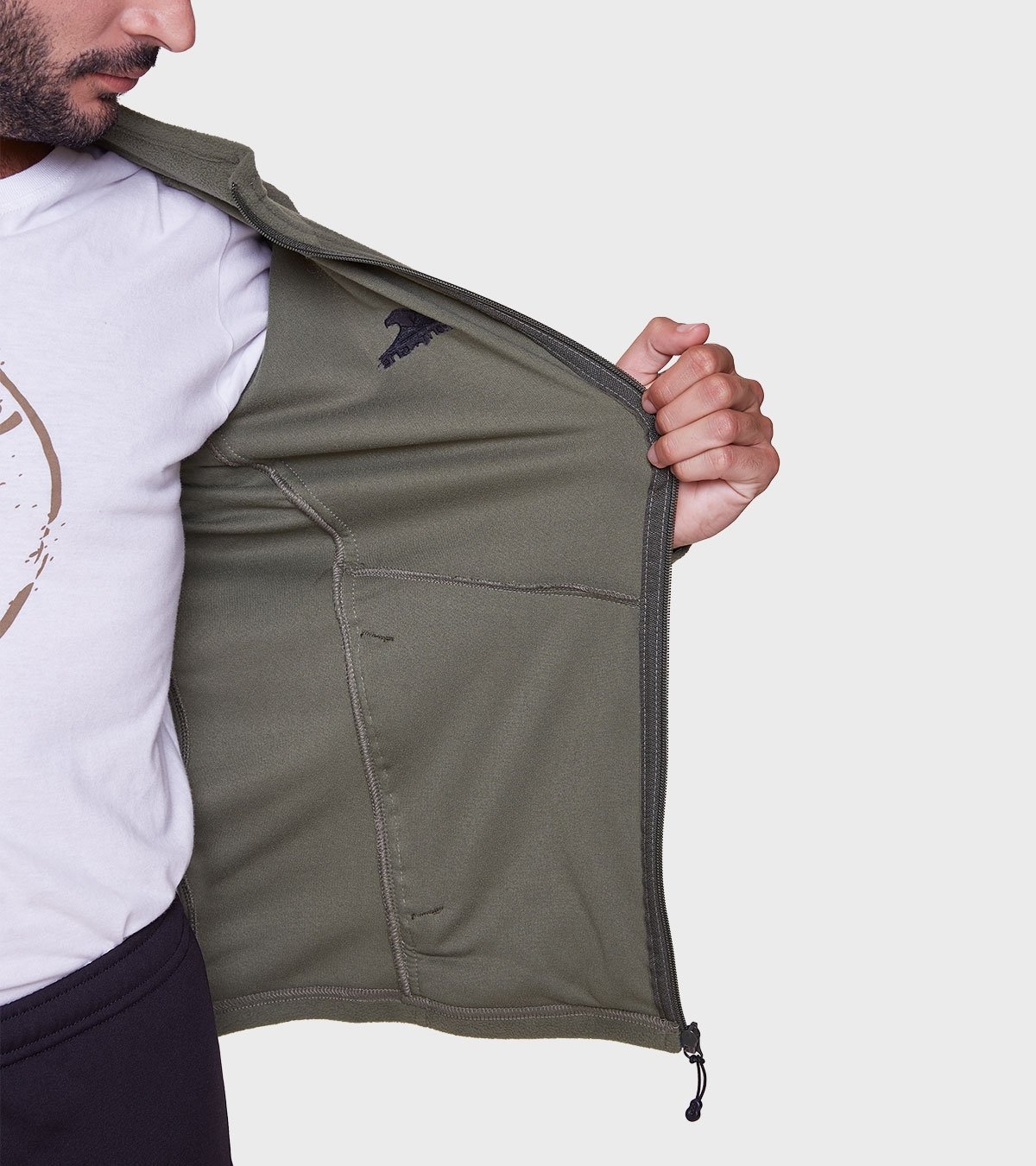 Campera de hombre de micro polar Conor