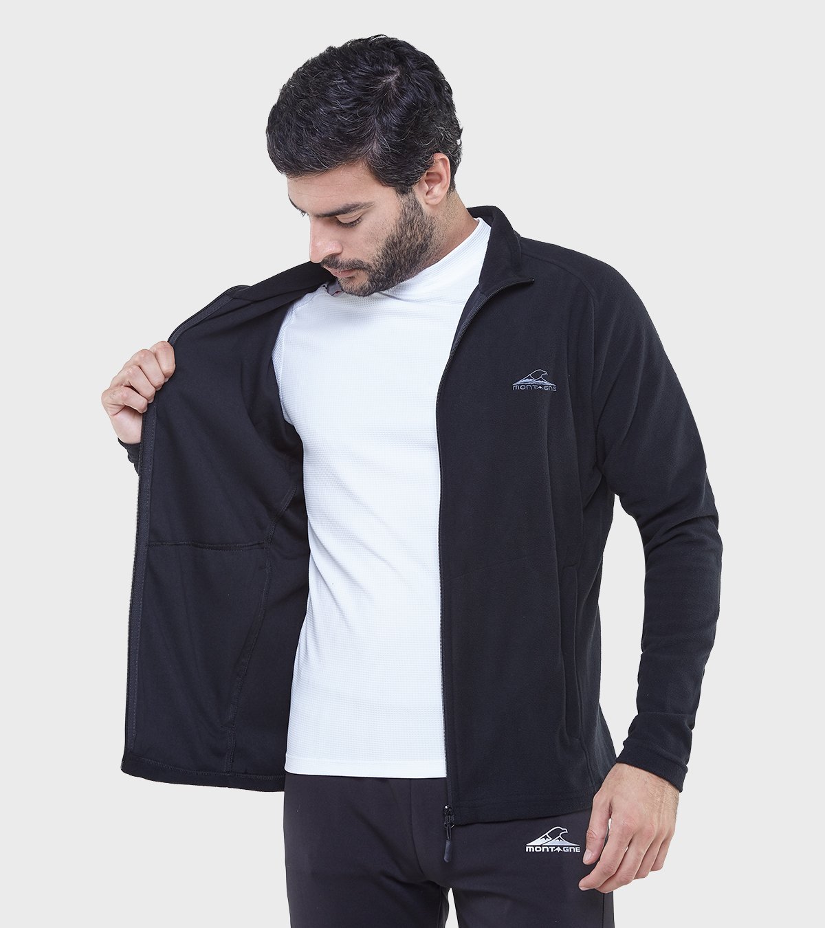 Campera de hombre de micro polar Conor