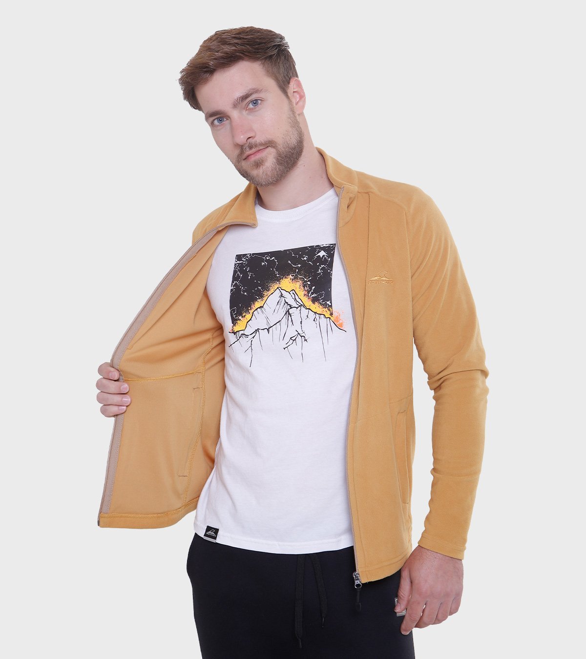 Campera de hombre de micro polar Conor
