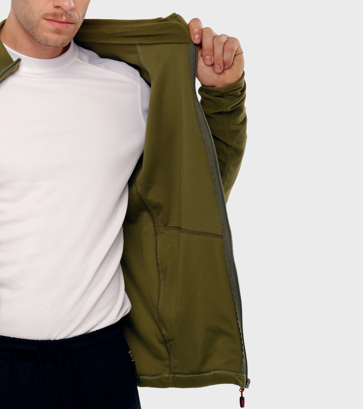 Campera de hombre de micro polar Conor