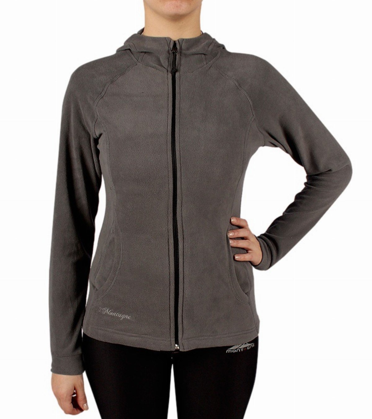 Campera de mujer de micropolar con capucha Aradia