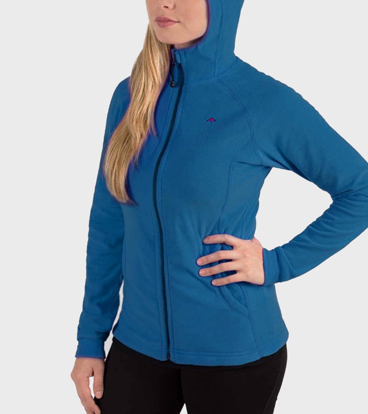 Campera de mujer de micropolar con capucha Aradia