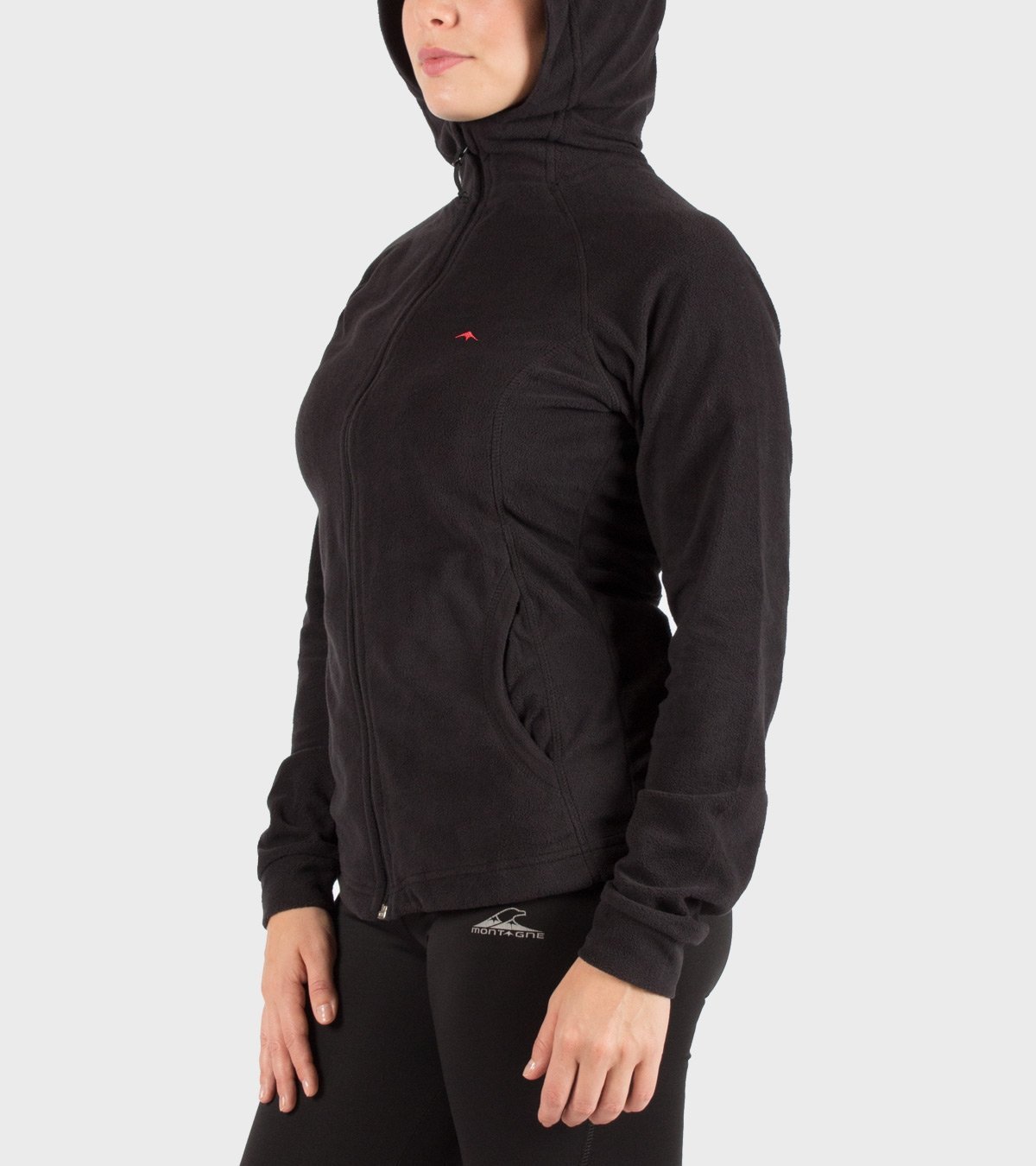 Campera de mujer de micropolar con capucha Aradia