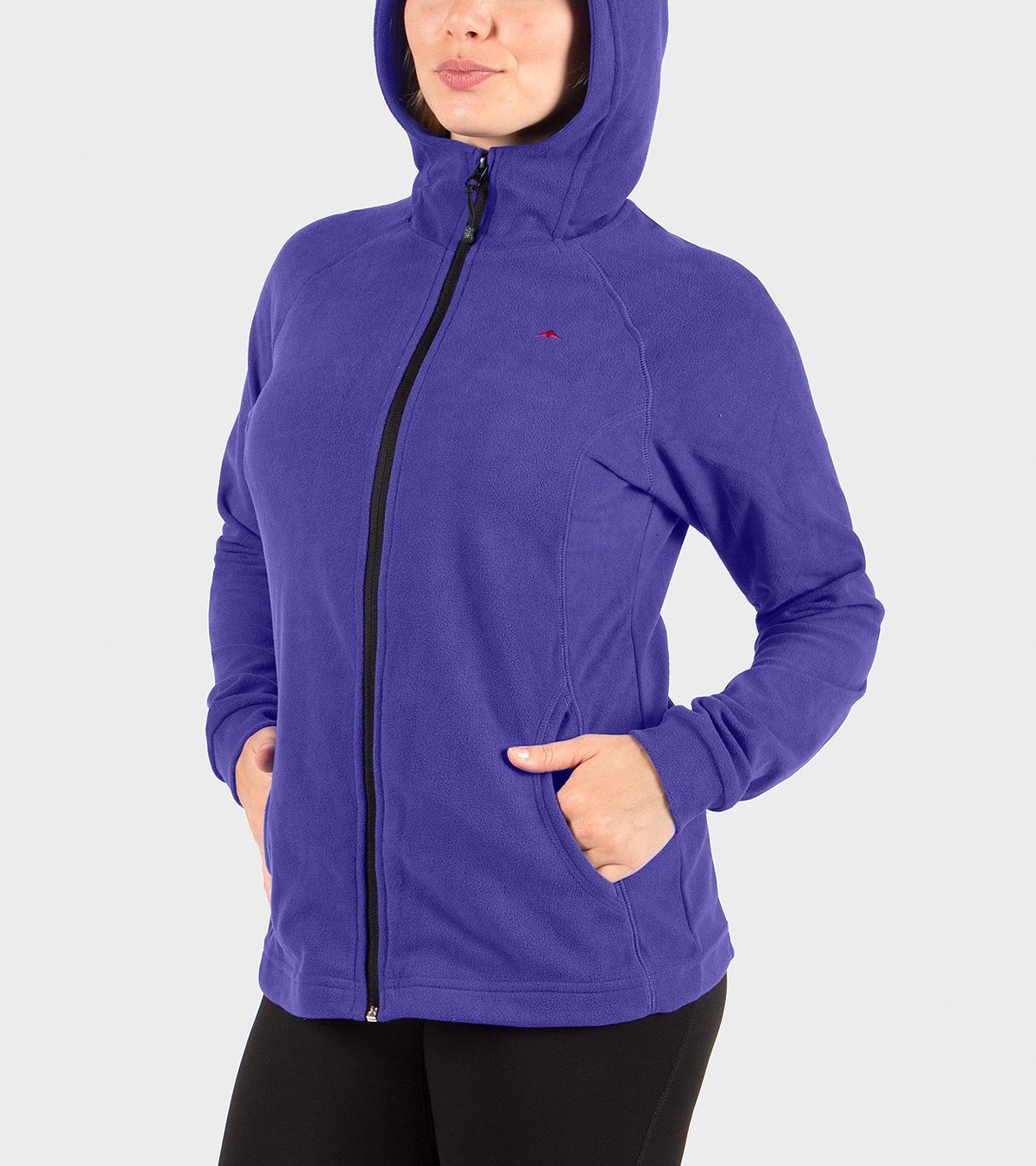 Campera de mujer de micropolar con capucha Aradia
