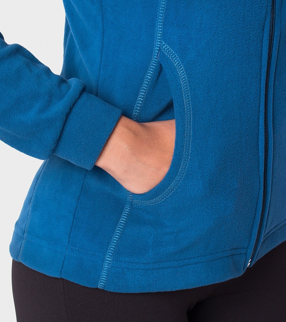 Campera de mujer de micropolar con capucha Aradia
