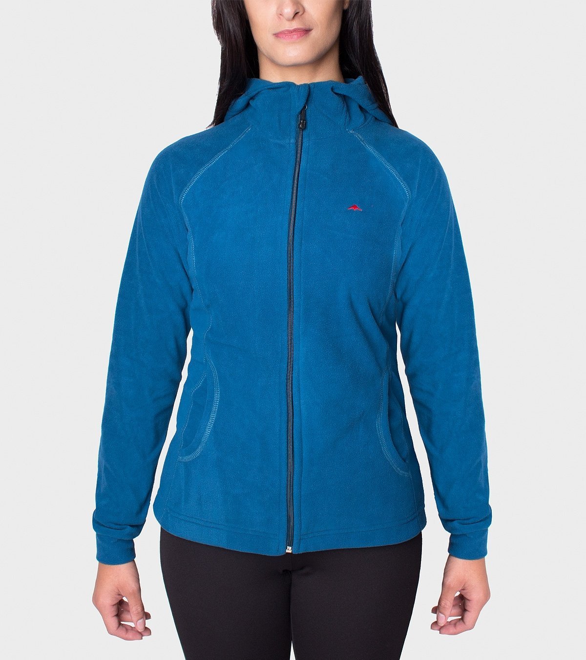 Campera de mujer de micropolar con capucha Aradia