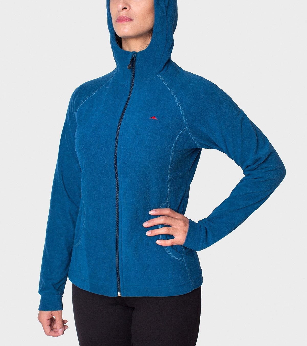 Campera de mujer de micropolar con capucha Aradia