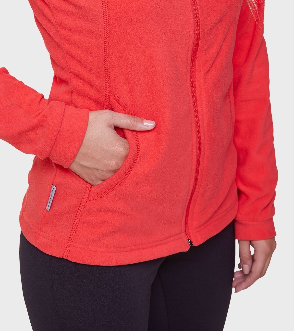 Campera de mujer de micropolar con capucha Aradia