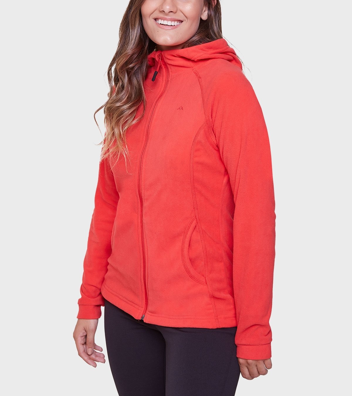 Campera de mujer de micropolar con capucha Aradia