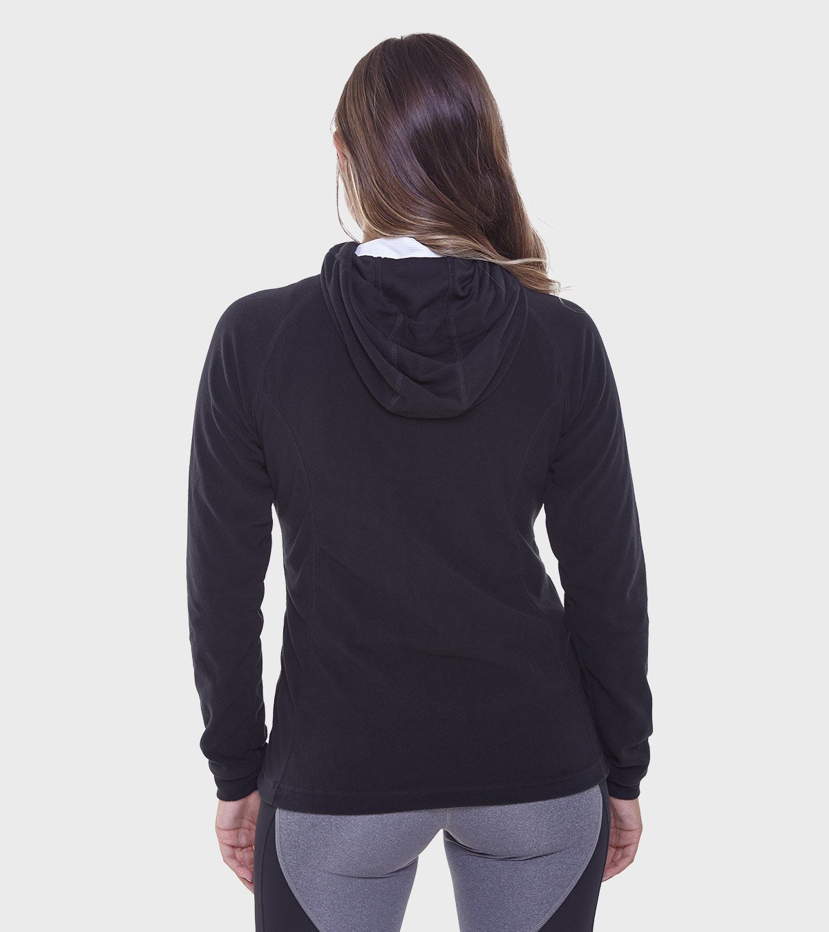 Campera de mujer de micropolar con capucha Aradia