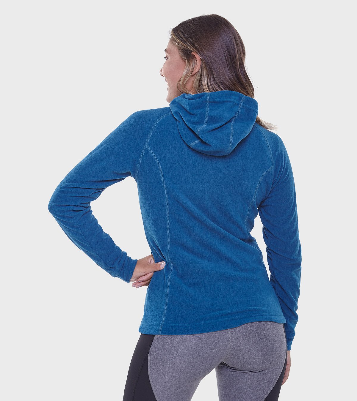 Campera de mujer de micropolar con capucha Aradia