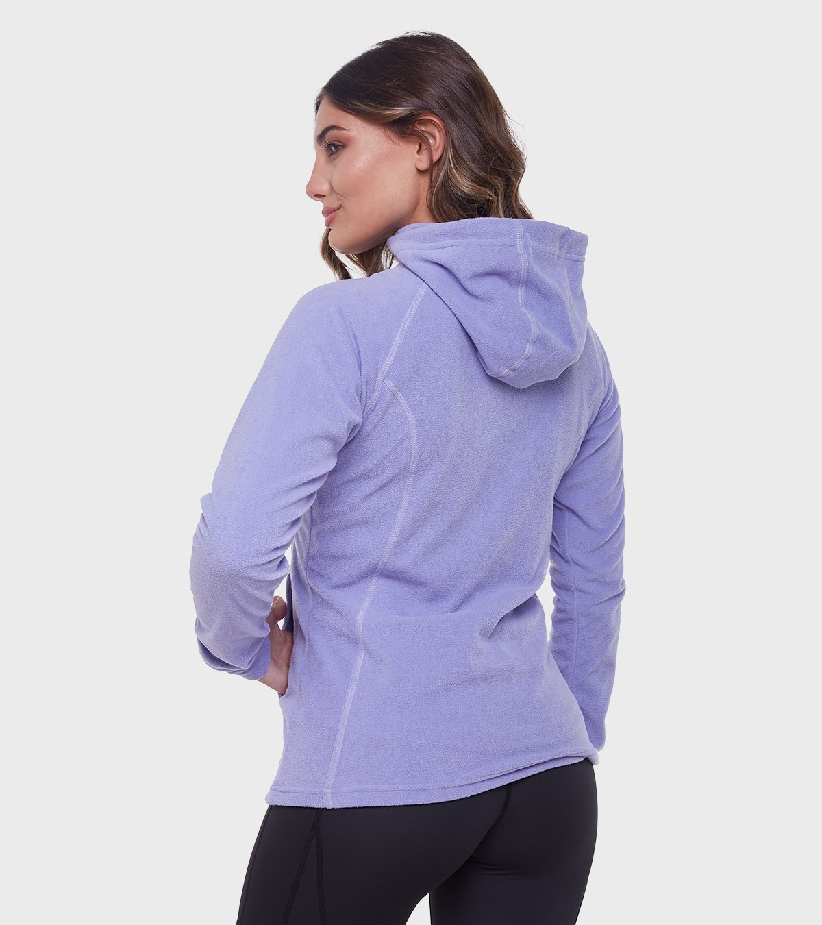Campera de mujer de micropolar con capucha Aradia