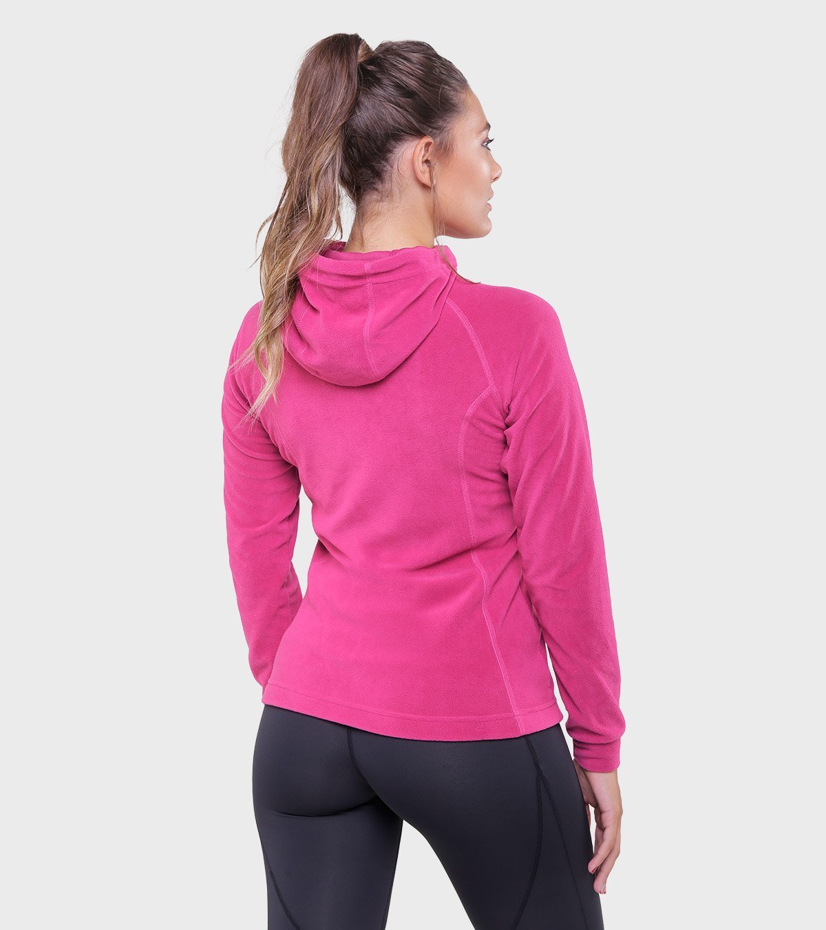 Campera de mujer de micropolar con capucha Aradia