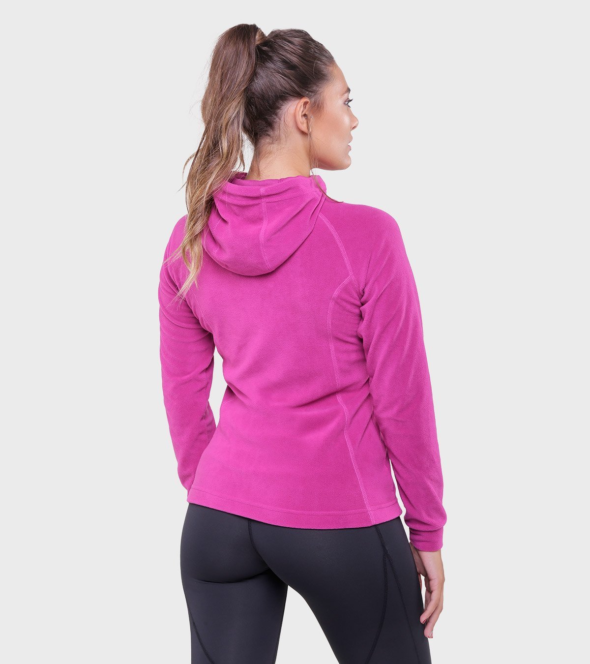 Campera de mujer de micropolar con capucha Aradia