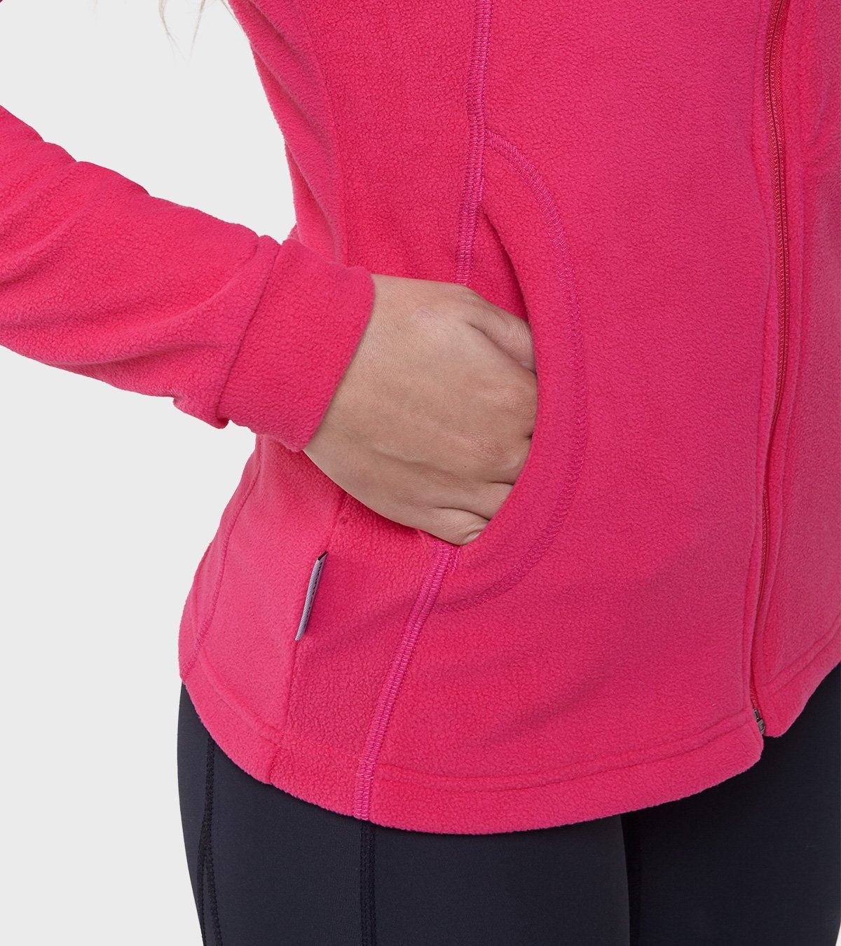 Campera de mujer de micropolar con capucha Aradia