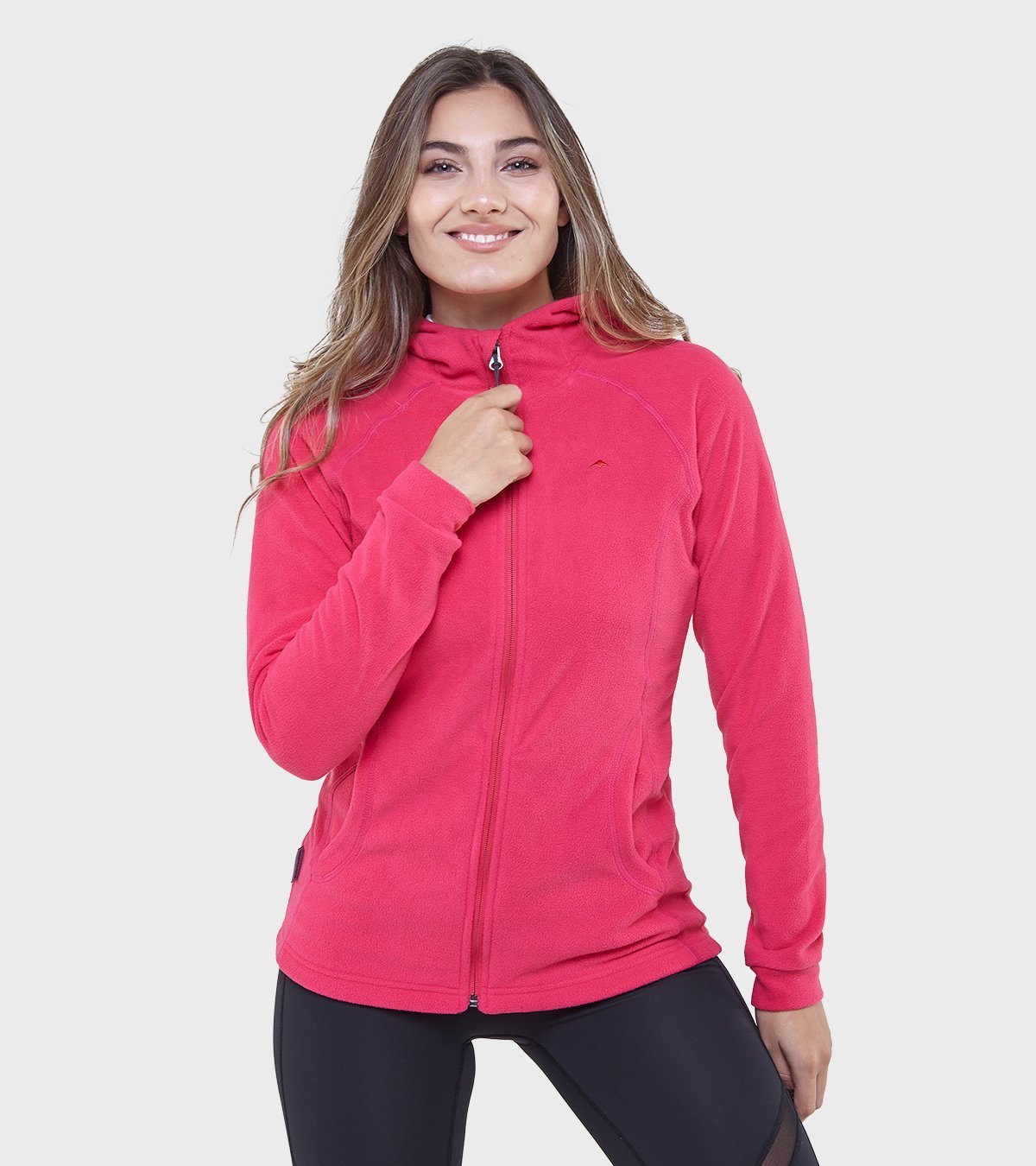 Campera de mujer de micropolar con capucha Aradia