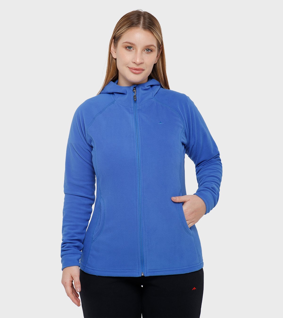 Campera de mujer de micropolar con capucha Aradia