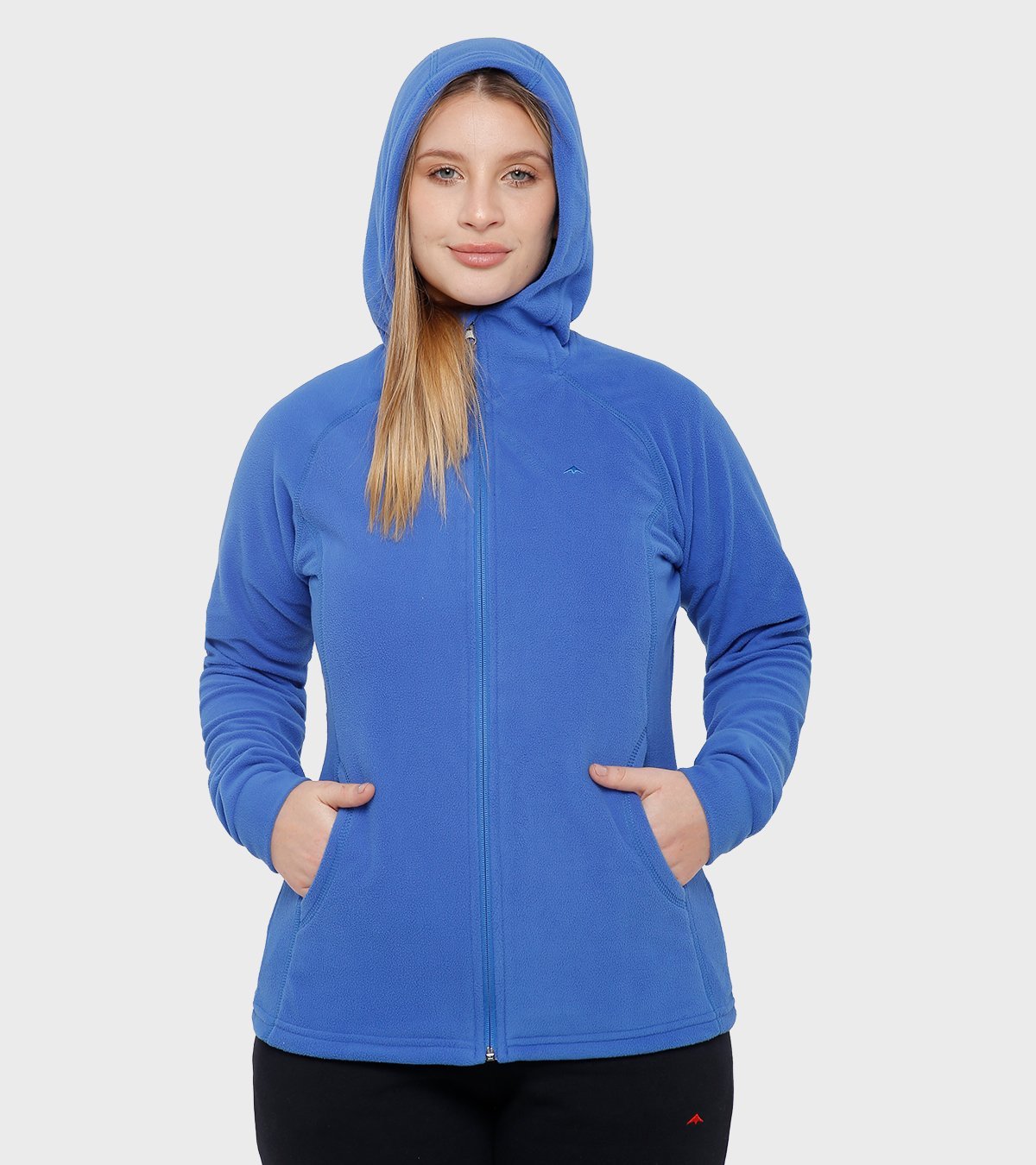 Campera de mujer de micropolar con capucha Aradia