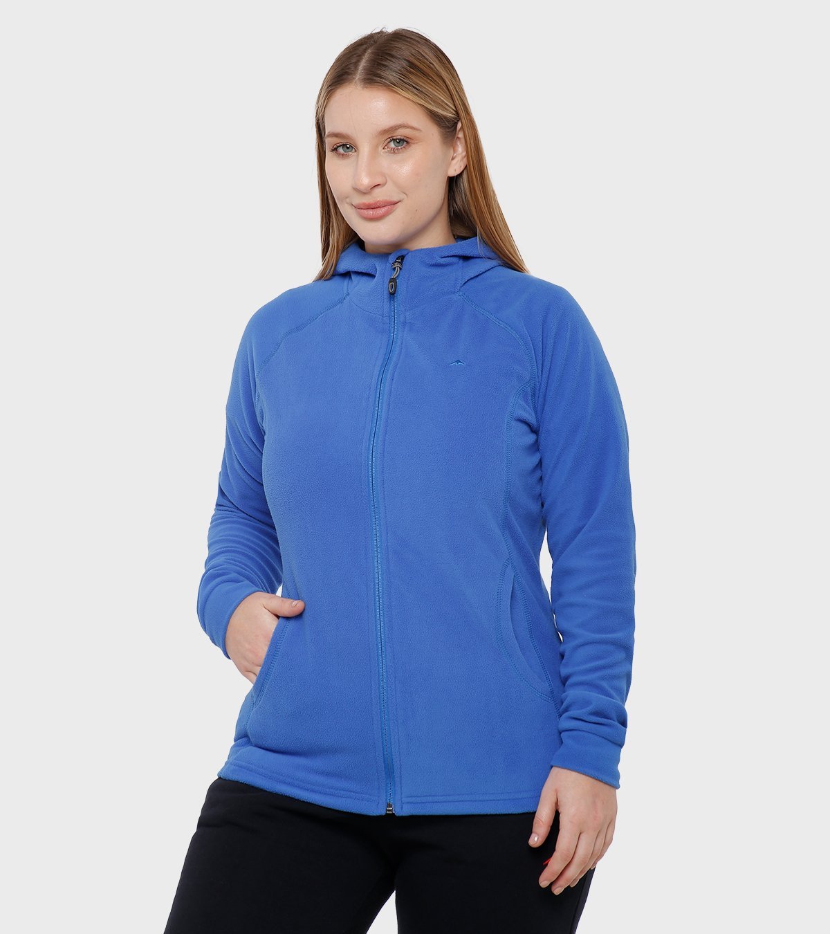 Campera de mujer de micropolar con capucha Aradia