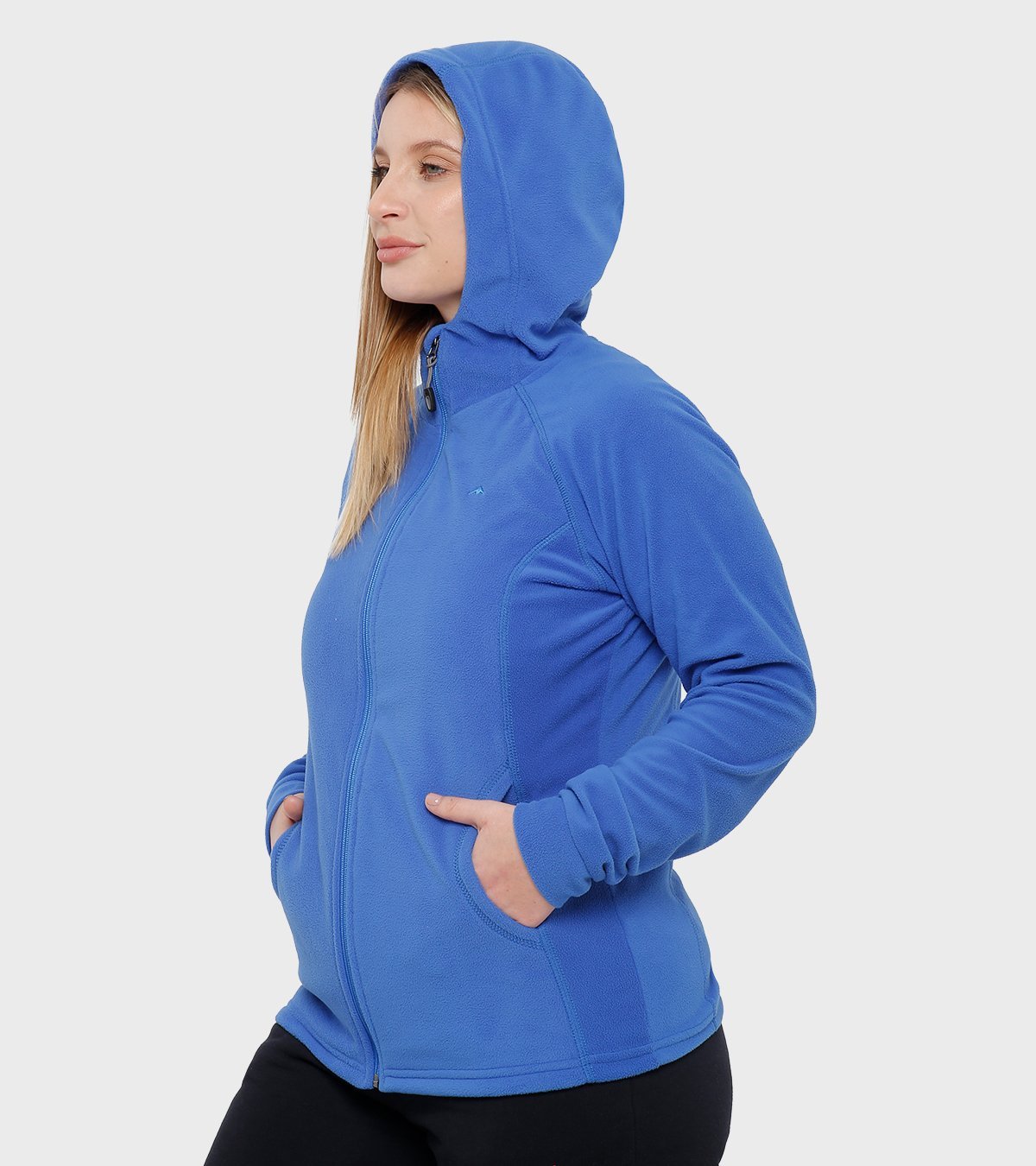 Campera de mujer de micropolar con capucha Aradia